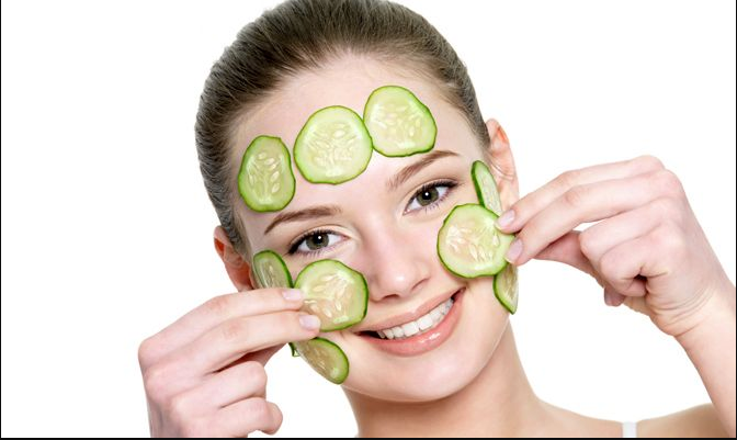 cucumber face mask